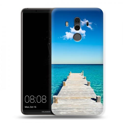 Дизайнерский пластиковый чехол для Huawei Mate 10 Pro Пляж