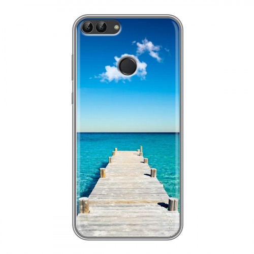 Дизайнерский силиконовый чехол для Huawei P Smart Пляж
