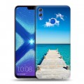Дизайнерский силиконовый чехол для Huawei Honor 8X Пляж