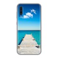 Дизайнерский силиконовый чехол для Samsung Galaxy A50 Пляж