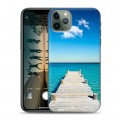 Дизайнерский пластиковый чехол для Iphone 11 Pro Max Пляж