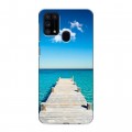 Дизайнерский силиконовый чехол для Samsung Galaxy M31 Пляж