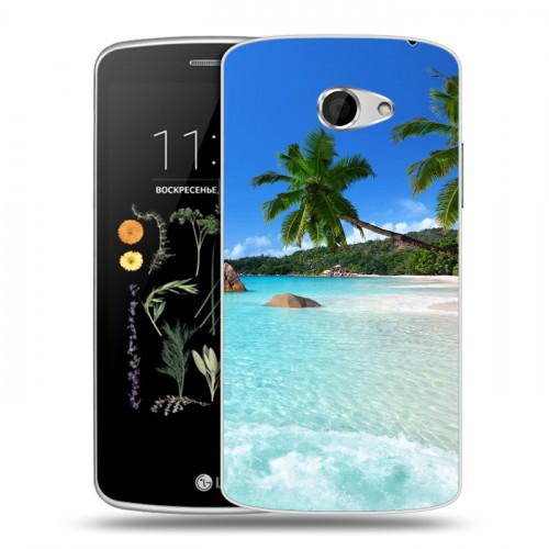 Дизайнерский силиконовый чехол для LG K5 Пляж