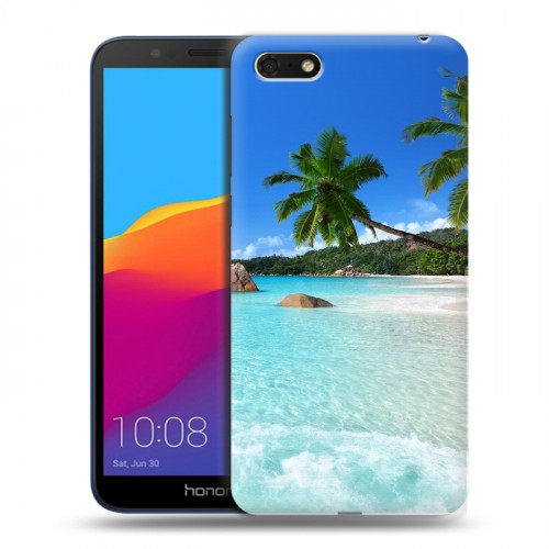 Дизайнерский пластиковый чехол для Huawei Honor 7A Пляж