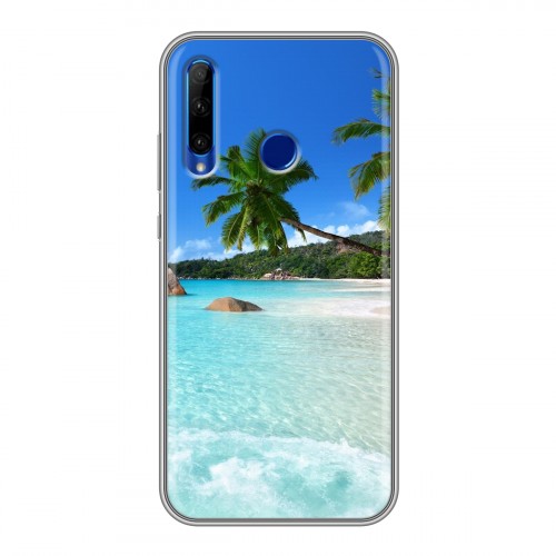 Дизайнерский силиконовый чехол для Huawei Honor 10i Пляж