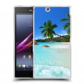 Дизайнерский пластиковый чехол для Sony Xperia Z Ultra  Пляж