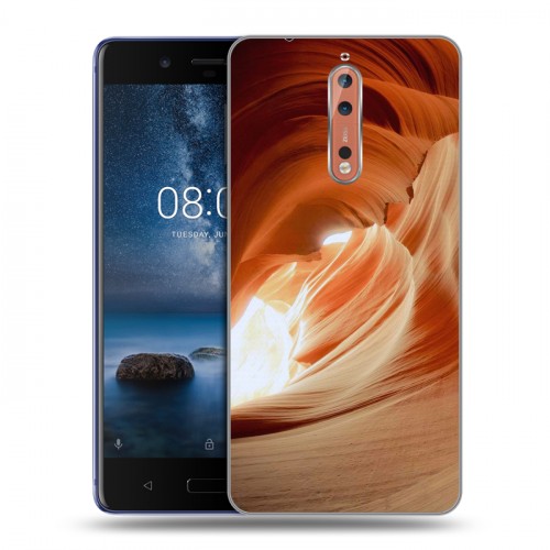 Дизайнерский пластиковый чехол для Nokia 8 Каньоны