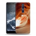 Дизайнерский пластиковый чехол для Nokia 5.1 Каньоны