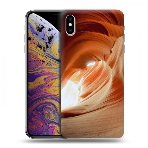 Дизайнерский силиконовый чехол для Iphone Xs Max Каньоны