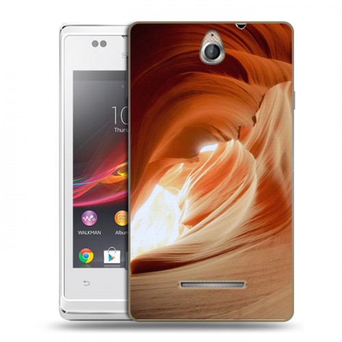 Дизайнерский пластиковый чехол для Sony Xperia E Каньоны