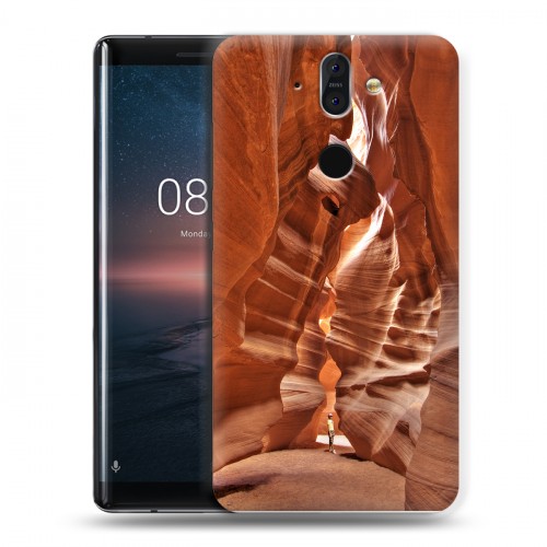 Дизайнерский пластиковый чехол для Nokia 8 Sirocco Каньоны