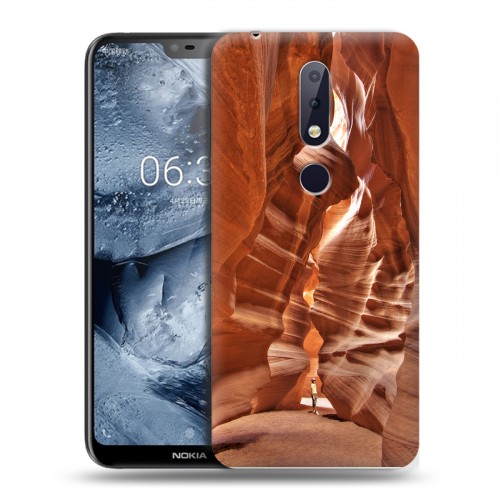 Дизайнерский пластиковый чехол для Nokia 6.1 Plus Каньоны