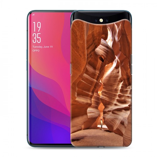 Дизайнерский силиконовый чехол для OPPO Find X Каньоны