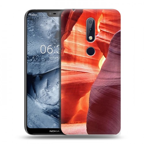 Дизайнерский пластиковый чехол для Nokia 6.1 Plus Каньоны