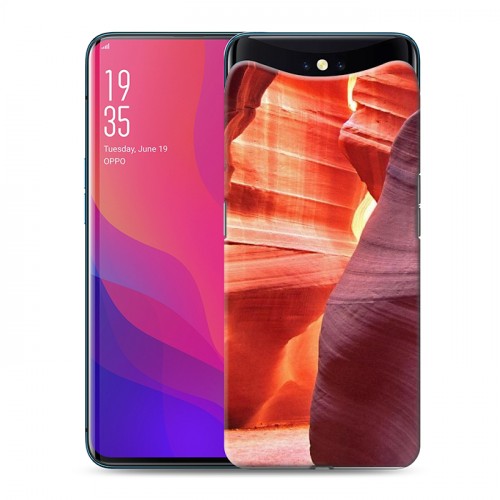 Дизайнерский силиконовый чехол для OPPO Find X Каньоны