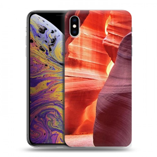 Дизайнерский силиконовый чехол для Iphone Xs Max Каньоны