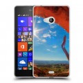 Дизайнерский пластиковый чехол для Microsoft Lumia 540 Каньоны