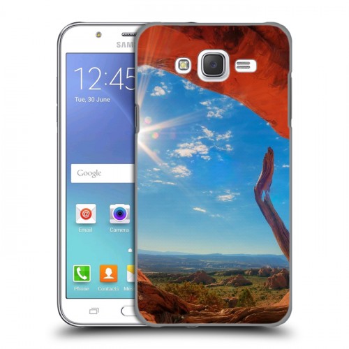 Дизайнерский пластиковый чехол для Samsung Galaxy J5 Каньоны
