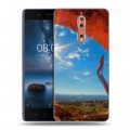 Дизайнерский пластиковый чехол для Nokia 8 Каньоны