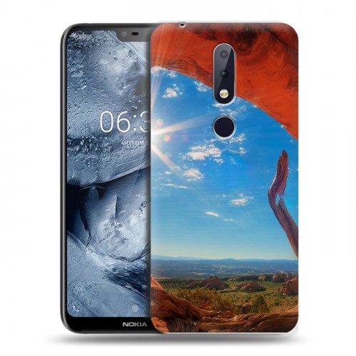 Дизайнерский силиконовый чехол для Nokia 6.1 Plus Каньоны