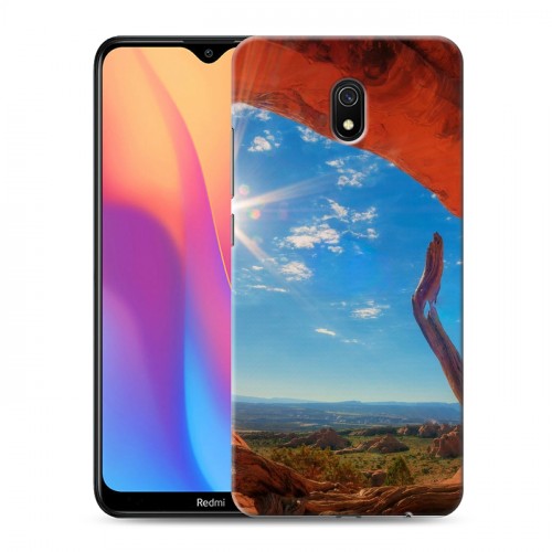 Дизайнерский силиконовый с усиленными углами чехол для Xiaomi RedMi 8A Каньоны