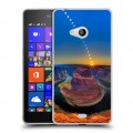 Дизайнерский пластиковый чехол для Microsoft Lumia 540 Каньоны