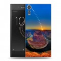 Дизайнерский пластиковый чехол для Sony Xperia XZs Каньоны