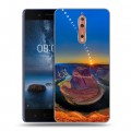 Дизайнерский пластиковый чехол для Nokia 8 Каньоны