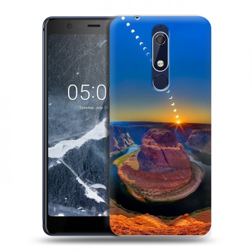 Дизайнерский пластиковый чехол для Nokia 5.1 Каньоны