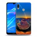 Дизайнерский пластиковый чехол для Huawei Y6 (2019) Каньоны