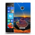 Дизайнерский пластиковый чехол для Microsoft Lumia 435 Каньоны