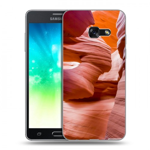 Дизайнерский силиконовый с усиленными углами чехол для Samsung Galaxy A3 (2017) Каньоны