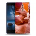 Дизайнерский пластиковый чехол для Nokia 8 Каньоны