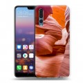 Дизайнерский силиконовый с усиленными углами чехол для Huawei P20 Pro Каньоны