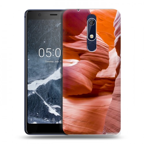 Дизайнерский пластиковый чехол для Nokia 5.1 Каньоны