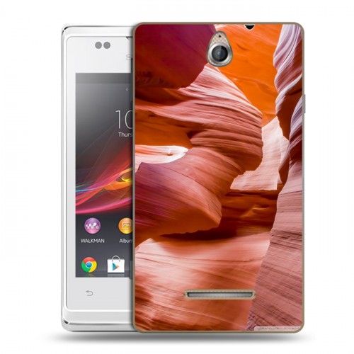 Дизайнерский пластиковый чехол для Sony Xperia E Каньоны