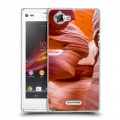 Дизайнерский пластиковый чехол для Sony Xperia L Каньоны