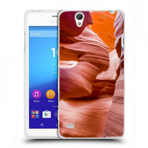 Дизайнерский пластиковый чехол для Sony Xperia C4 Каньоны