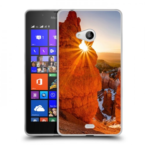 Дизайнерский пластиковый чехол для Microsoft Lumia 540 Каньоны