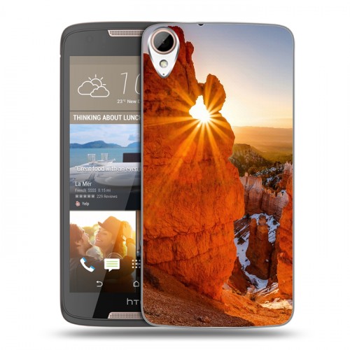 Дизайнерский пластиковый чехол для HTC Desire 828 Каньоны