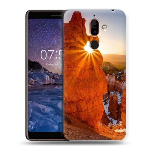 Дизайнерский пластиковый чехол для Nokia 7 Plus Каньоны