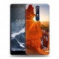 Дизайнерский пластиковый чехол для Nokia 5.1 Каньоны