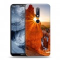 Дизайнерский пластиковый чехол для Nokia 6.1 Plus Каньоны