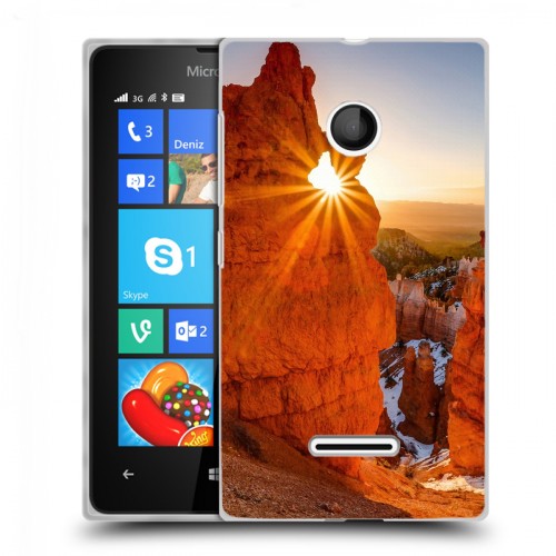 Дизайнерский пластиковый чехол для Microsoft Lumia 435 Каньоны