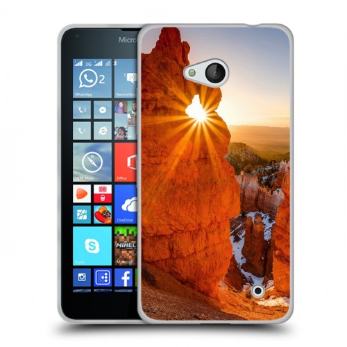 Дизайнерский пластиковый чехол для Microsoft Lumia 640 Каньоны