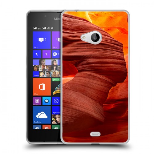 Дизайнерский пластиковый чехол для Microsoft Lumia 540 Каньоны