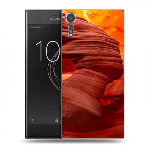 Дизайнерский пластиковый чехол для Sony Xperia XZs Каньоны