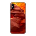 Дизайнерский силиконовый чехол для Iphone x10 Каньоны