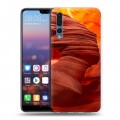 Дизайнерский силиконовый с усиленными углами чехол для Huawei P20 Pro Каньоны