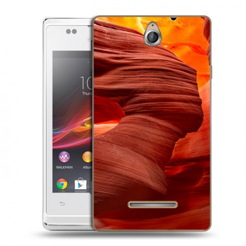 Дизайнерский пластиковый чехол для Sony Xperia E Каньоны